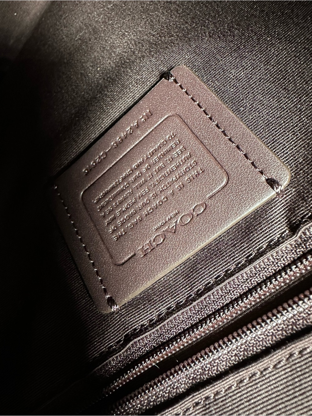 Coach Val Duffle Leather Light Violet Shoulder or Crossbody Bag - Picture 9 of 13